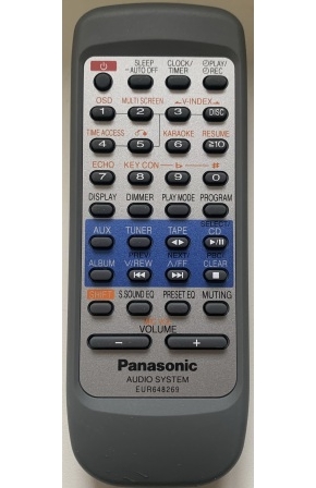 Оригинальный пульт Panasonic EUR648269