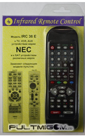 Пульт IRC 36E NEC 